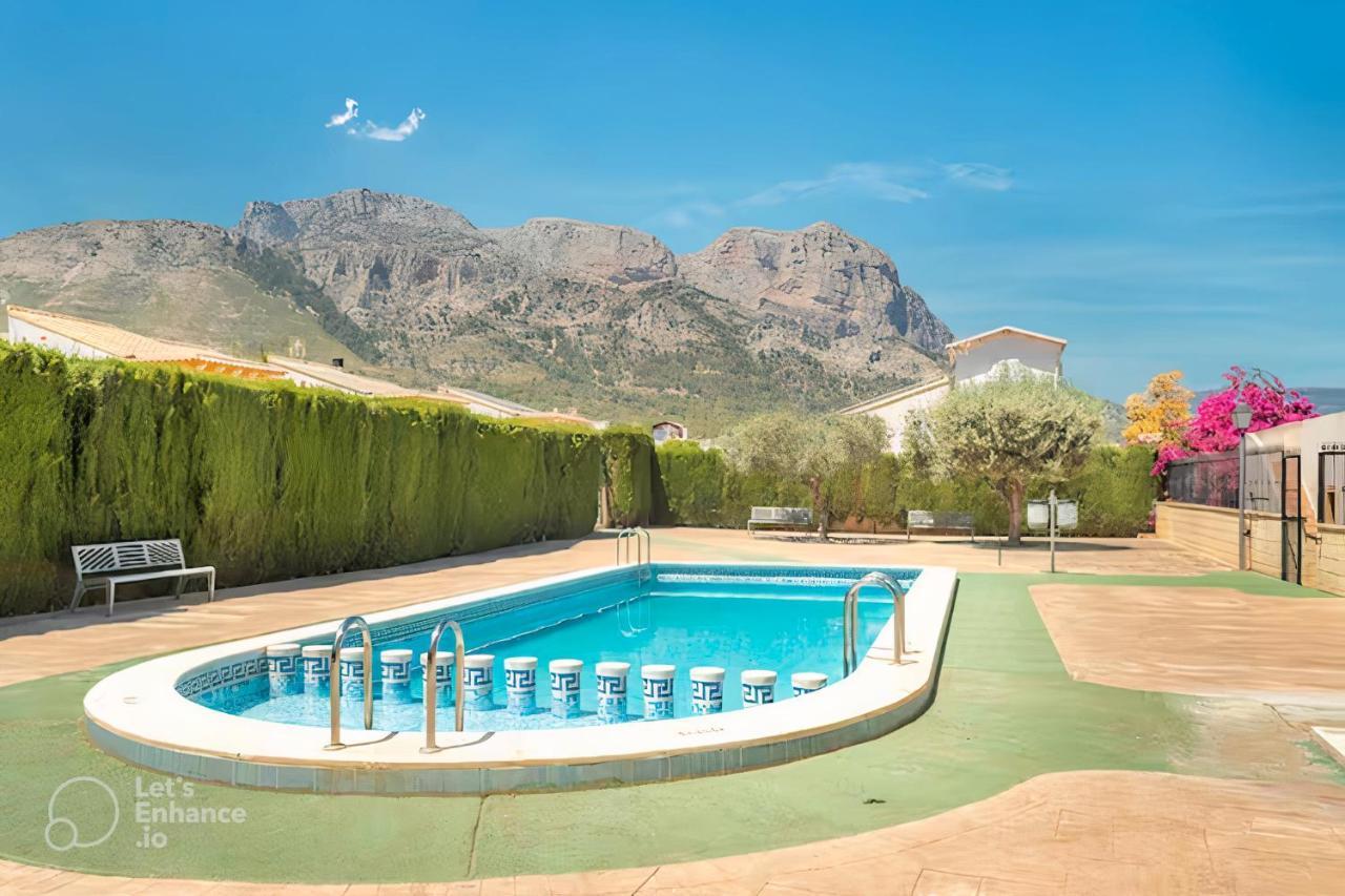 Velo Villa W/ A/C, Free Wi-Fi & Pool Near Benidorm Polop Bagian luar foto